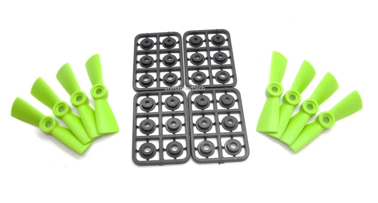3x45 ABS Bullnose Plastic Propeller Pack (4 x CCW, 4 x CW) for fpv drones 1