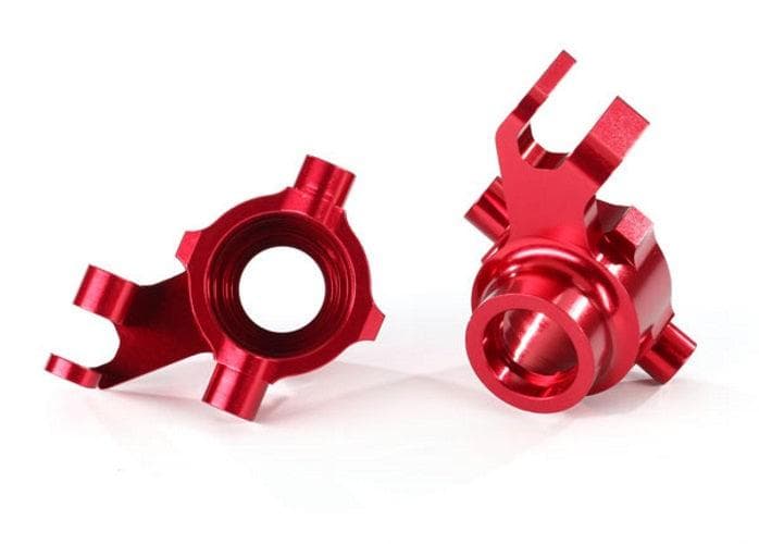 Traxxas 8937R Steering Blocks 6061-T6 Aluminum (Red-Anodized) Maxx for fpv drones