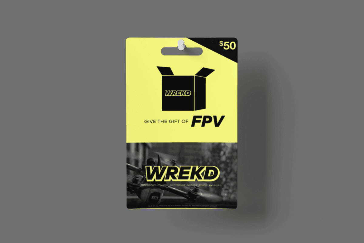WREKD® Digital Gift Card - Choose Amount for fpv drones 3