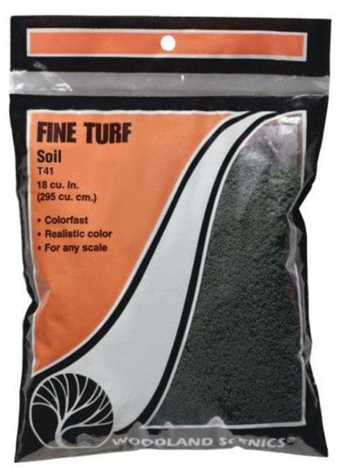 Woodland Scenics T41 Turf Fine Soil Bag Train Scenery for fpv drones