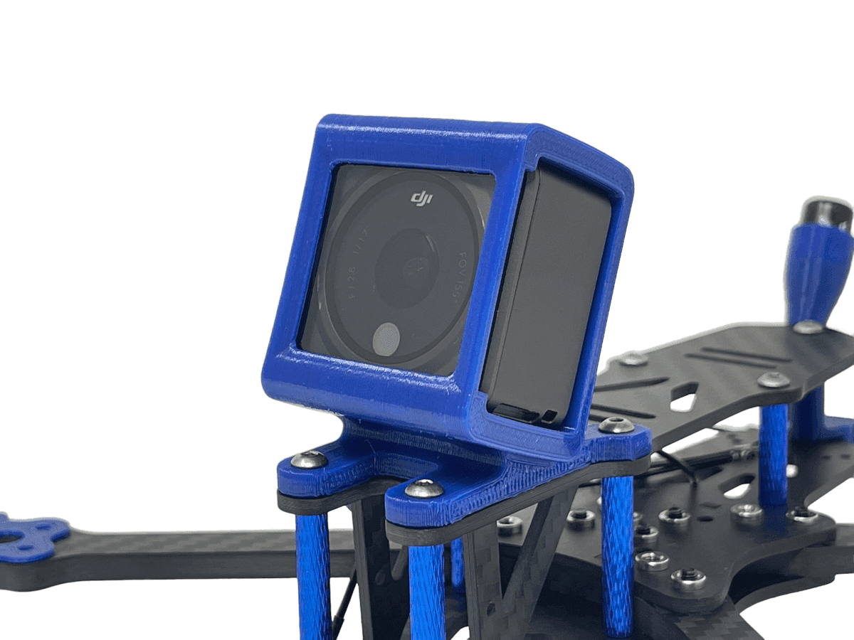 Brain3D DJI Action 2 Mount for OG Vannystyle Frame - Choose Color / Angle for fpv drones