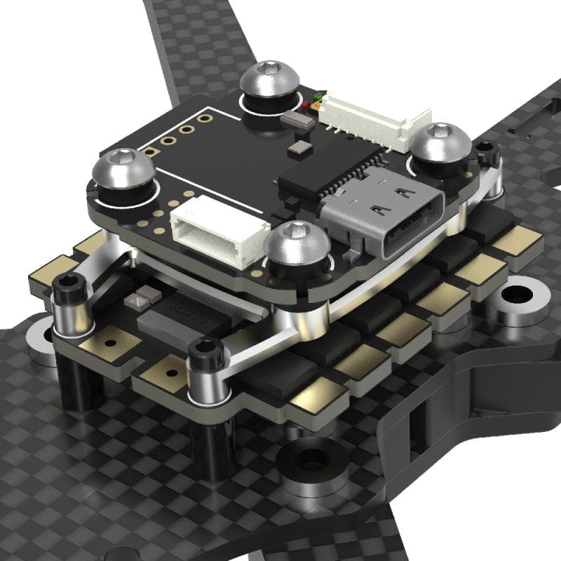 TBS Lucid Freestyle Stack AT32 ICM-42688P 8MB Flight Controller with AM32 60A 3-6S 4in1 ESC for fpv drones