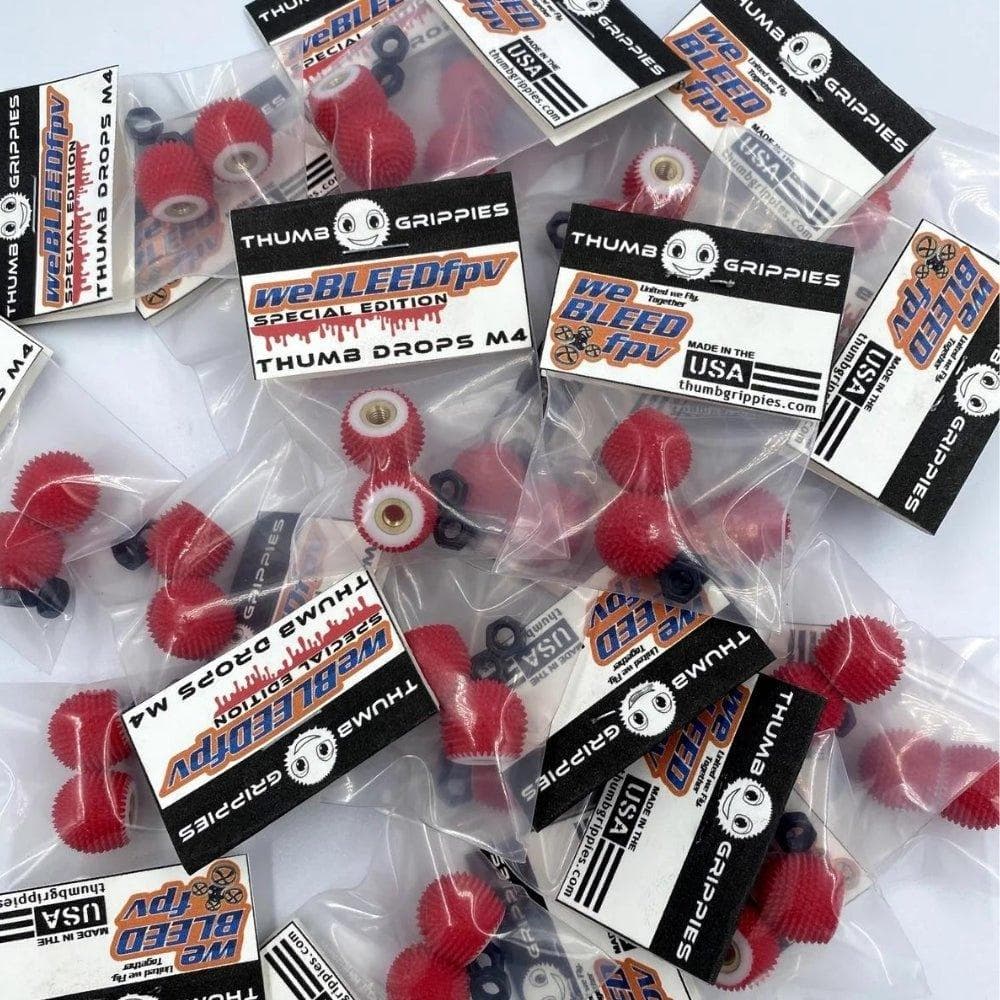 Thumb Grippies weBLEEDfpv Special Edition for fpv drones 161