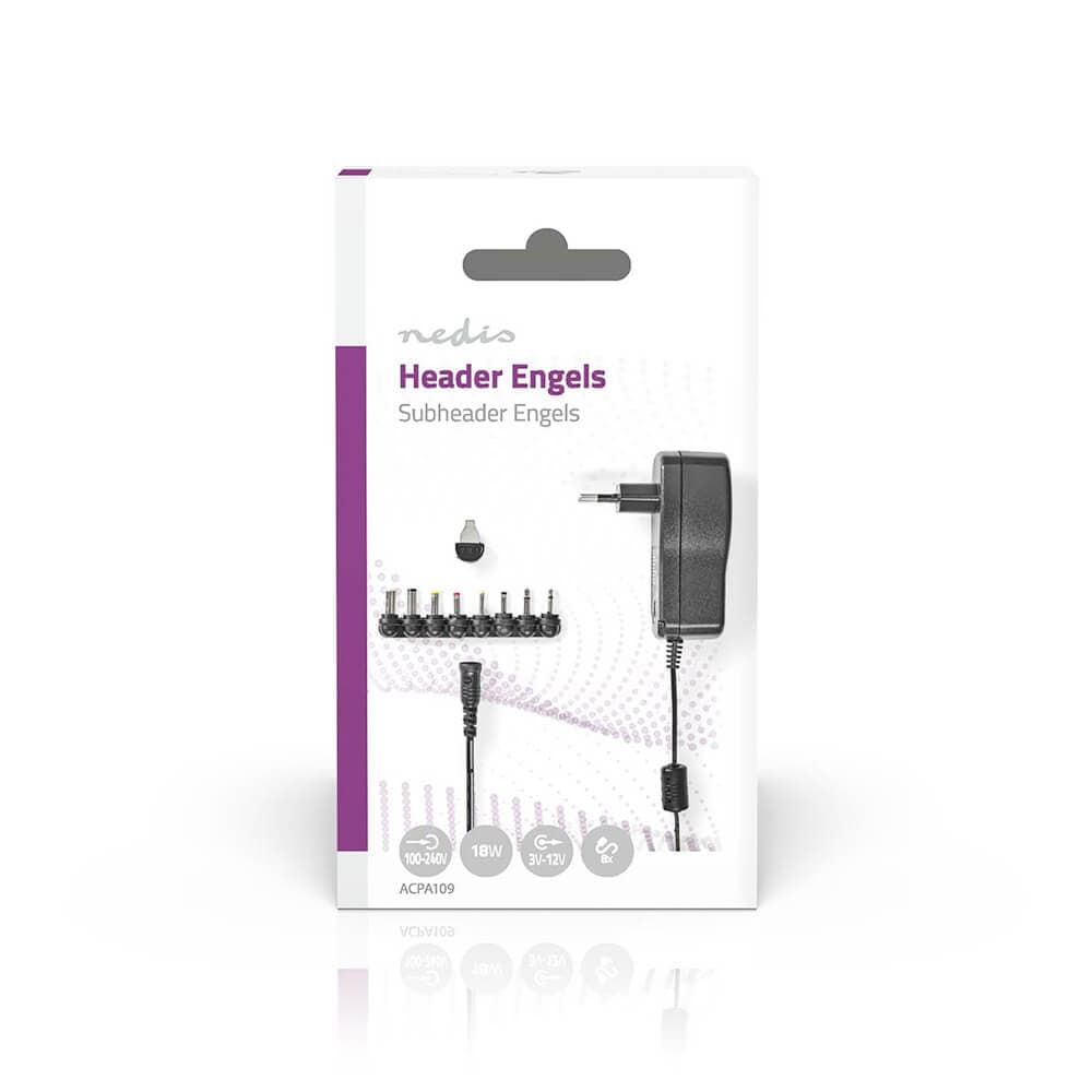 Universele AC-Stroomadapter - 18 W - 3-12V DC for fpv drones 6