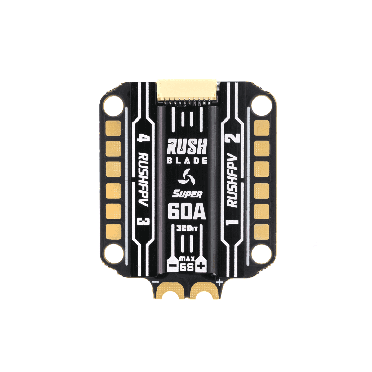 RUSHFPV Rush Blade F722 Digital Stack + 60A Super 3-6S BLHeli_32 96kHz 4-in-1 ESC For DJI Digital FPV System - 30x30mm for fpv drones 1
