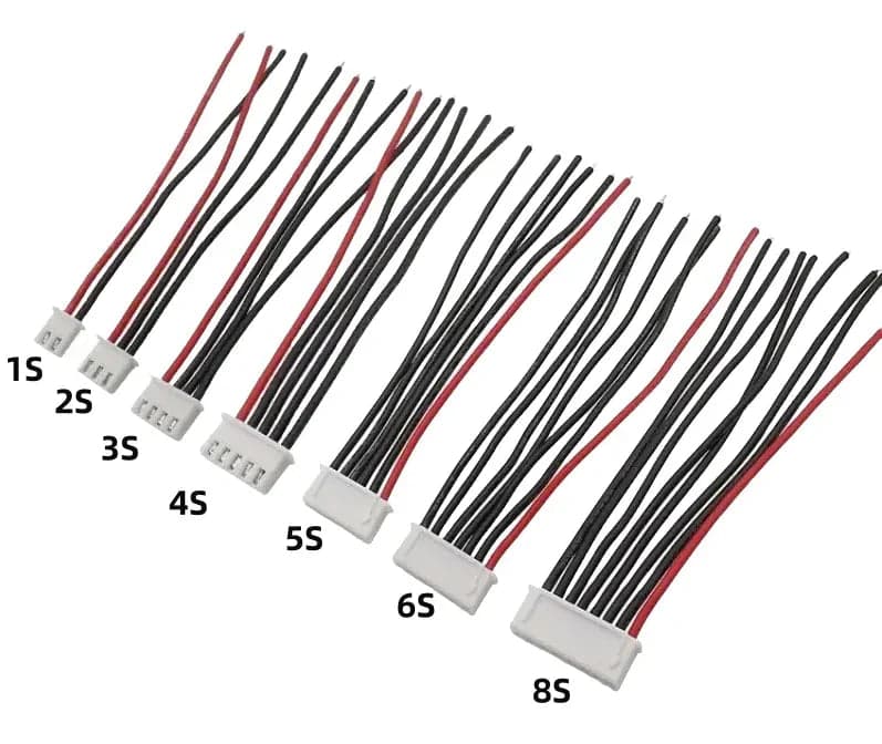 JST-XH Balance Lead Connectors with Wire (1S-8S) for fpv drones 35