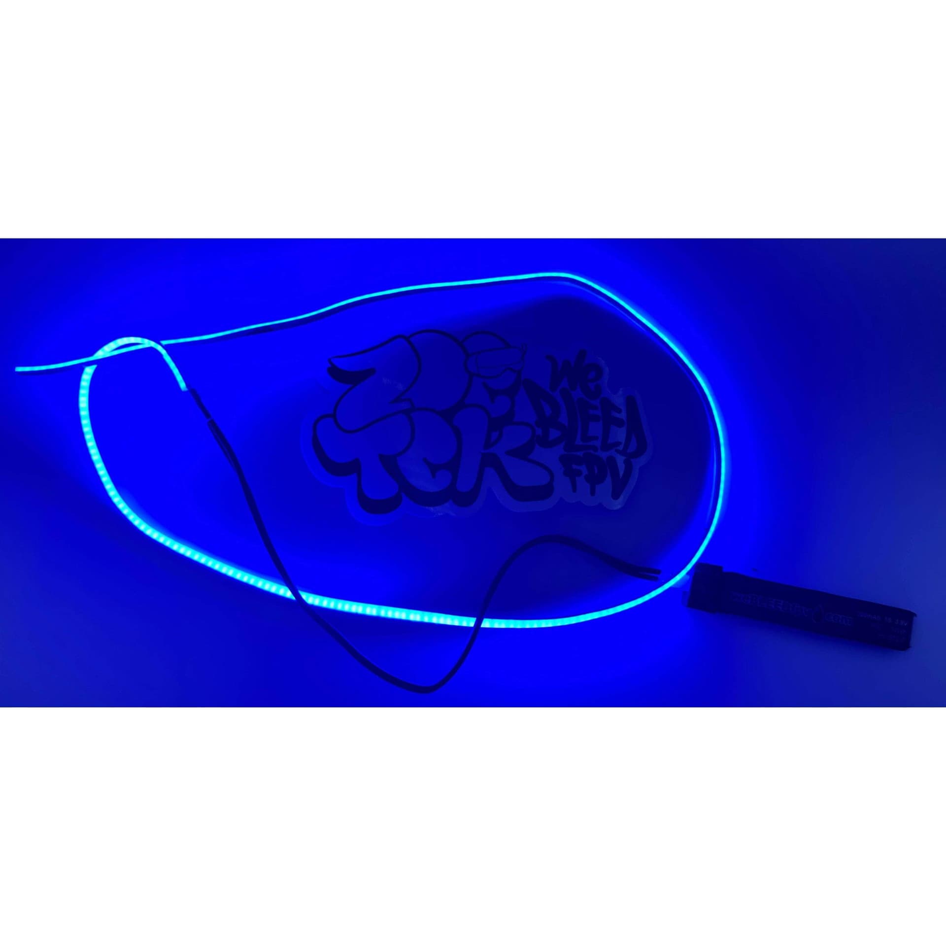 2.7MM WIDE - 5V COB LED WHOOP Light STRIP .5m / 1.65' / 19.6" Length for fpv drones 8