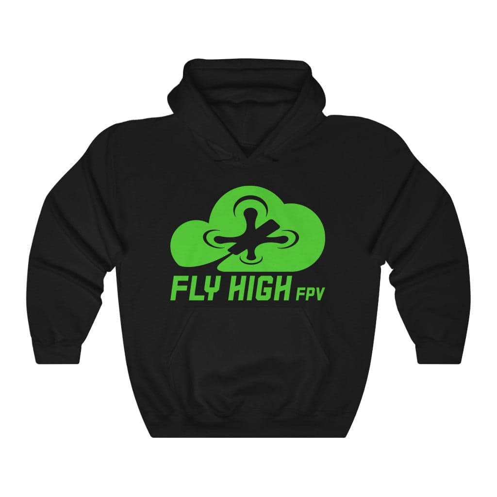 Fly High FPV Hoodie (Tango2 approved) - Green Logo for fpv drones 72