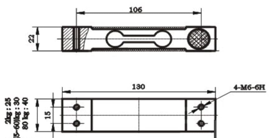 Weight Sensor (Load Cell) 0-50kg for fpv drones 8