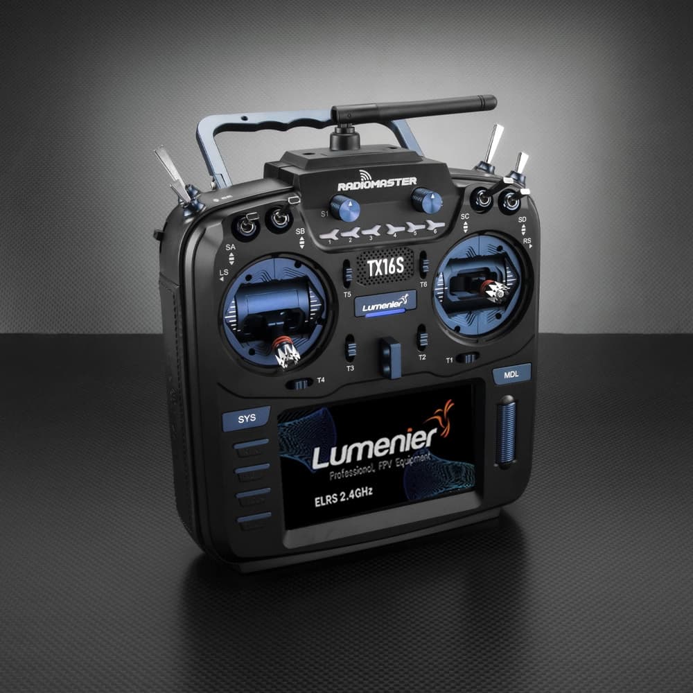RadioMaster TX16S MKII MAX PRO Radio Transmitter w/ AG01 Gimbals - Lumenier Edition - ELRS 2.4GHz - 8.25 - Black for fpv drones 6