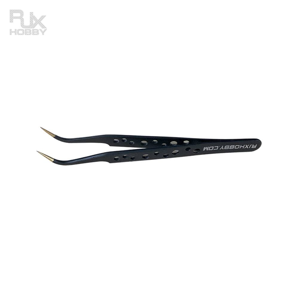 RJX Precisie Pincet met Koelgaten - 45° Gebogen for fpv drones