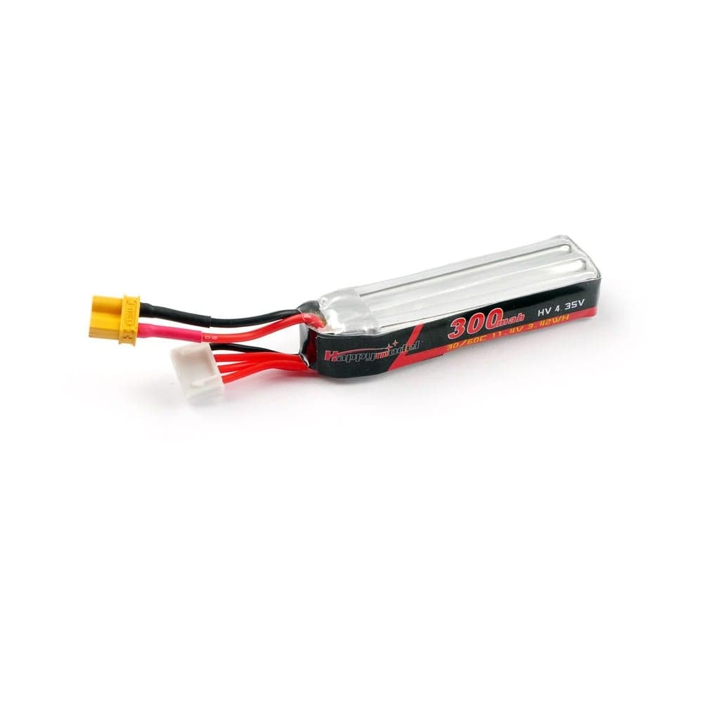 Happymodel 300mAh 3S HV 11.4V Micro Battery for Mobula7 HD for fpv drones 1