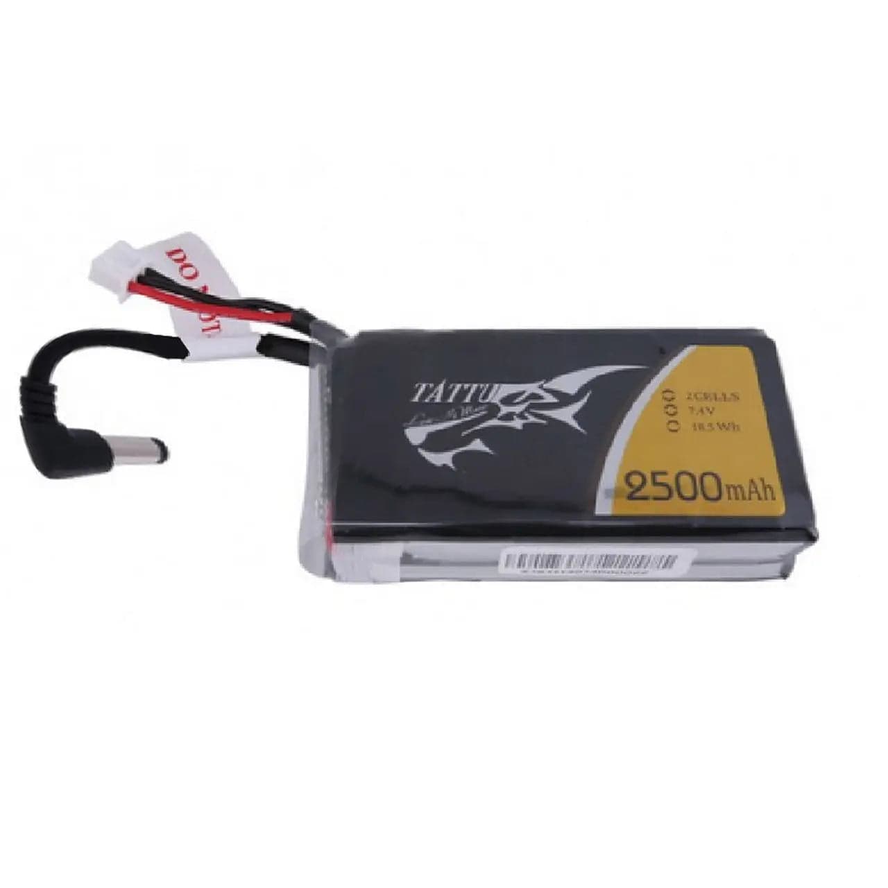 Tattu 2500mAh 2S1P Lipo Battery Pack With DC5.5mm Plug for Goggles for fpv drones