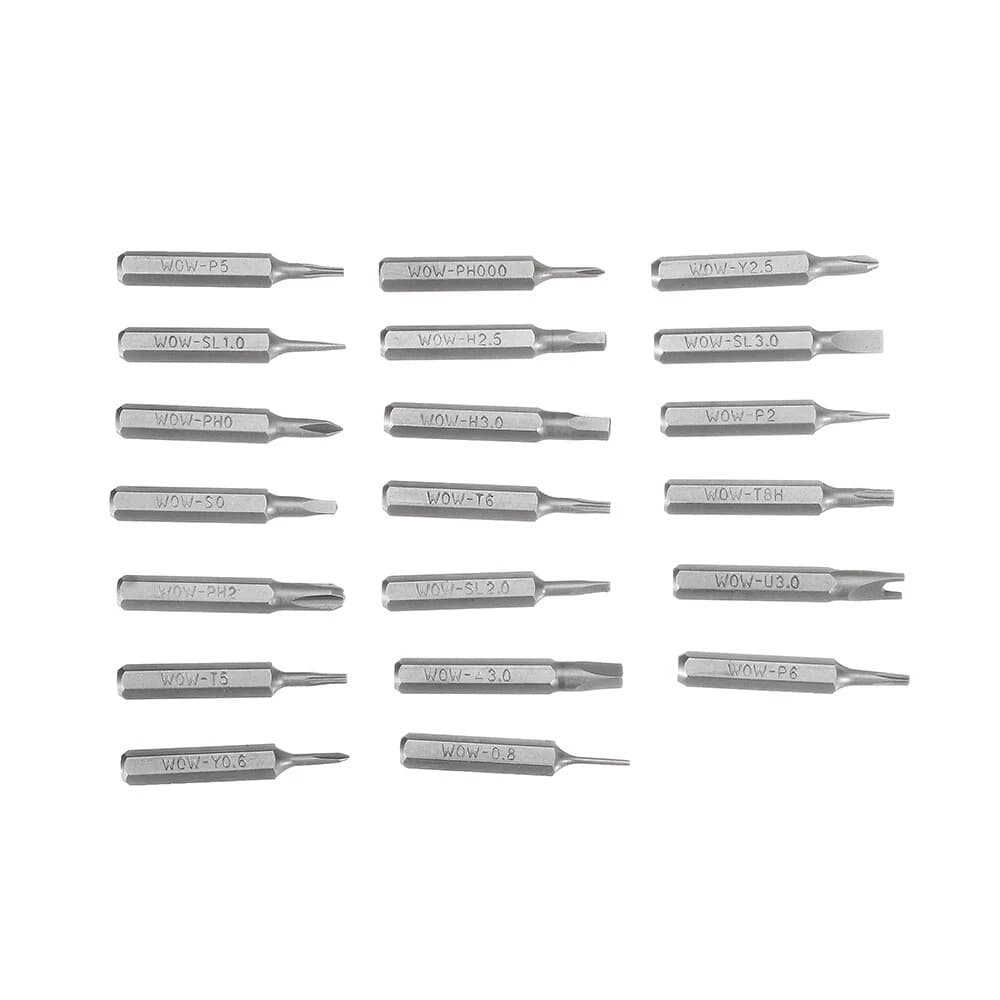 Wowstick TRY Electric Screw Driver Cordless Power Screwdriver Repair Tool W/ 20 X0 Screw Bits - 1.8 for fpv drones 8