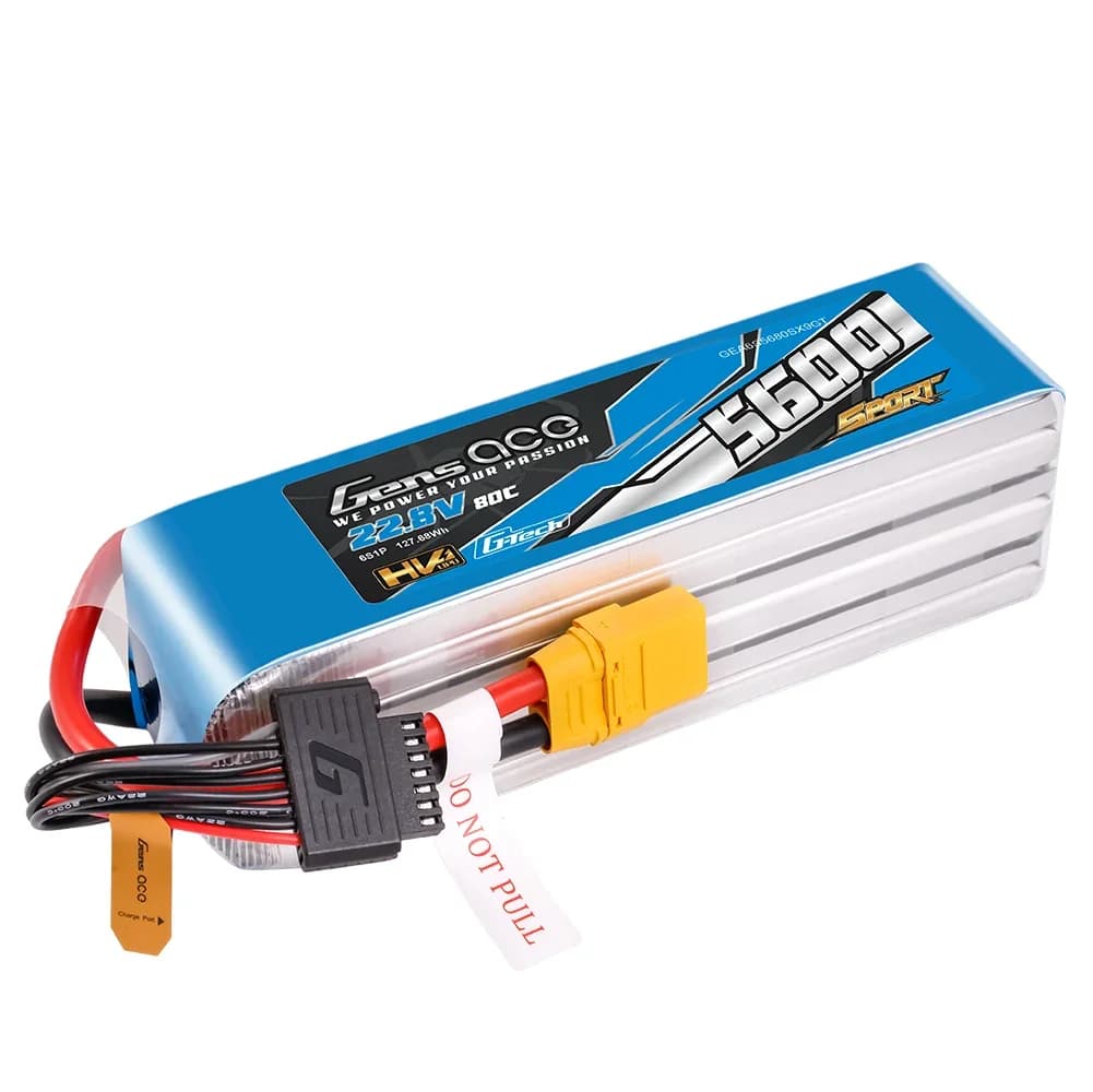 Gens Ace G-Tech 5600 mAh HV 22.8V 80C 6S Lipo Akku XT90 for fpv drones 2