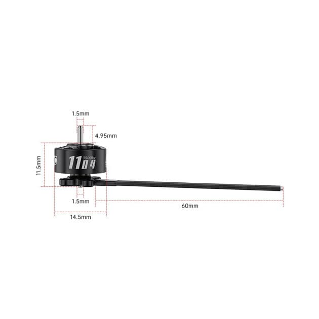 GEPRC SpeedX2 1104 7500KV Motor for drones for fpv drones 6