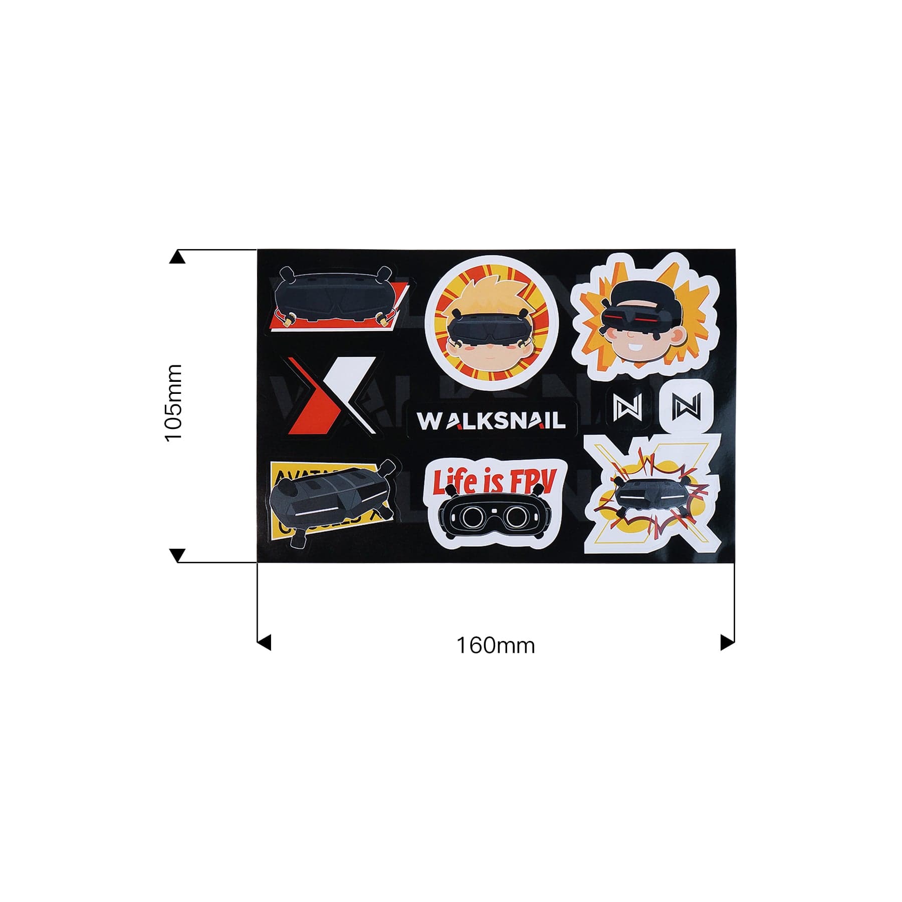 CADDXFPV Stickers for fpv drones 9