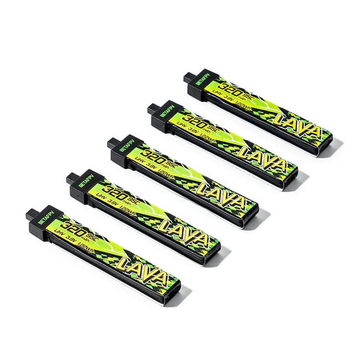 LAVA II 1S 320mAh Battrey 95C (5PCS) for fpv drones 1