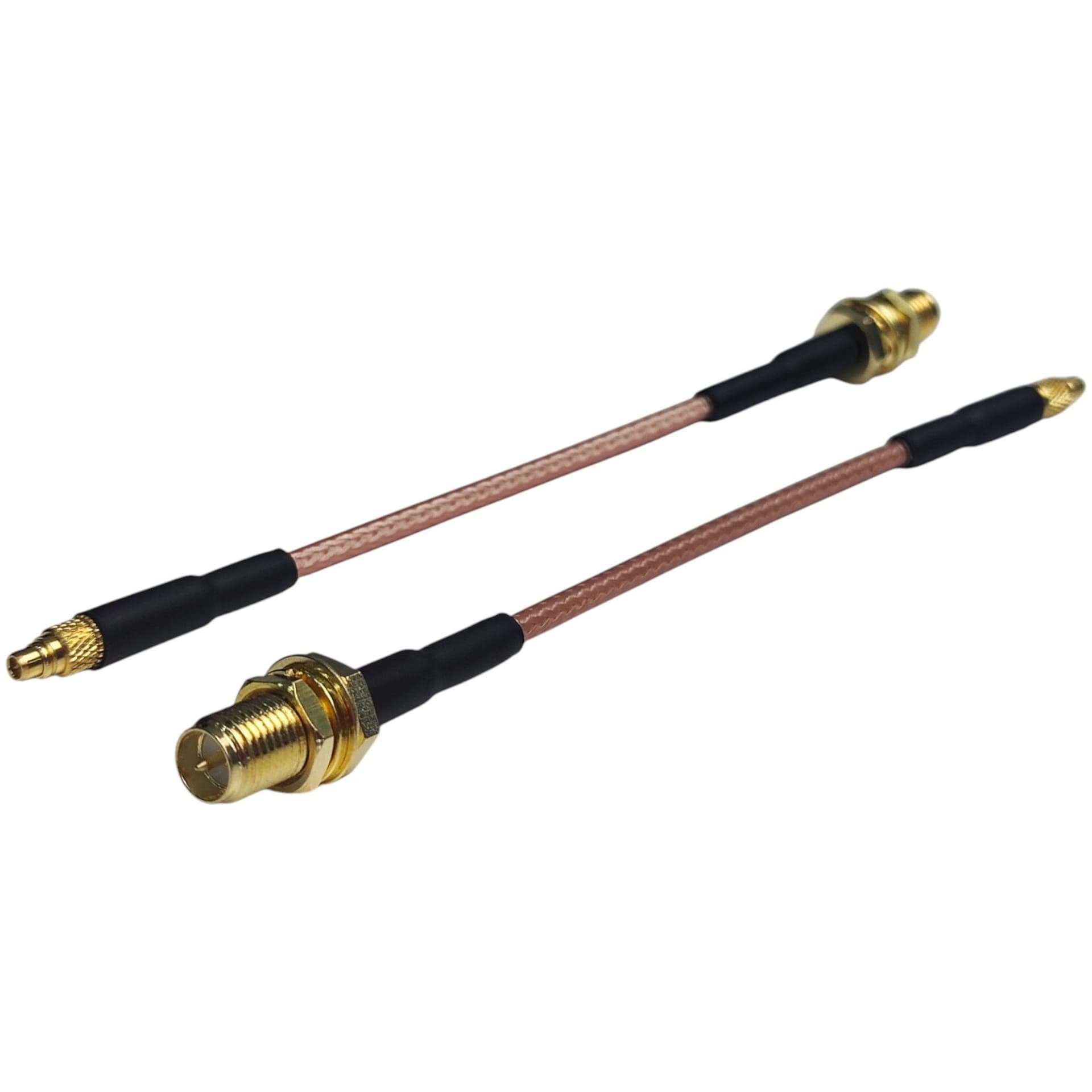 MMCX to Female RPSMA RG316 100mm (2-pack) for fpv drones