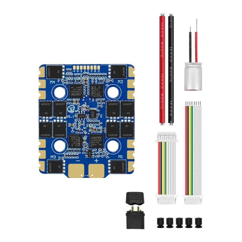 Sequre Blueson A1 2-8S 70A AM32 4in1 ESC - 20x20mm for fpv drones 6