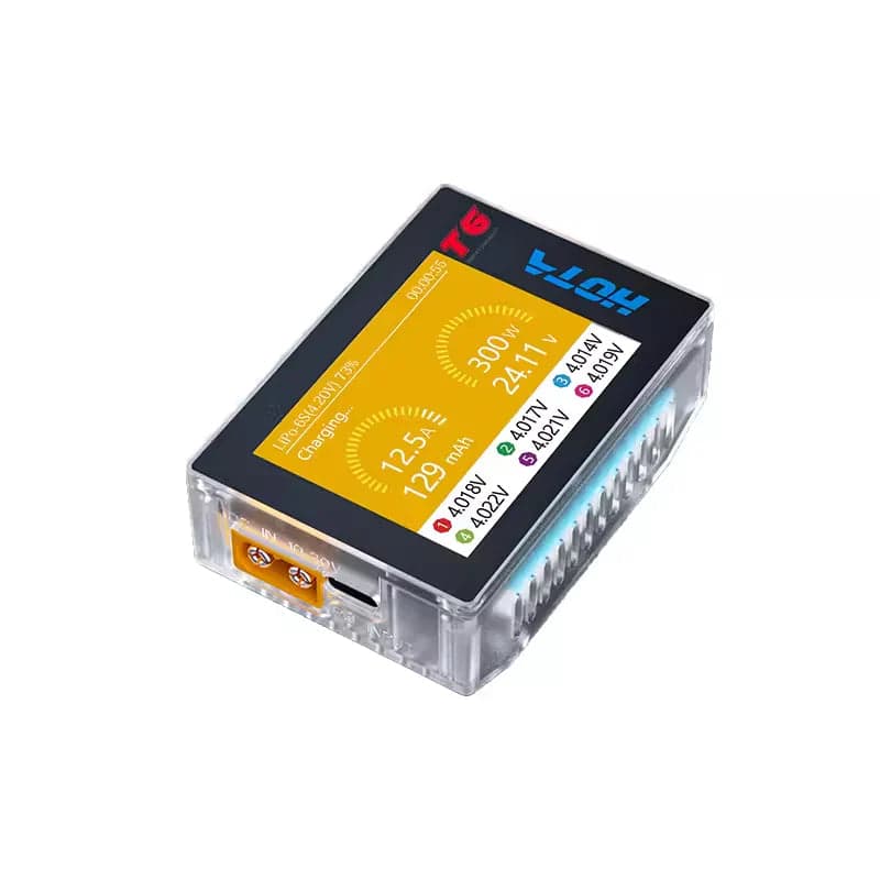 HOTA T6 DC 300W PD 90W 15A 1-6S LiPo Battery Charger for fpv drones 4