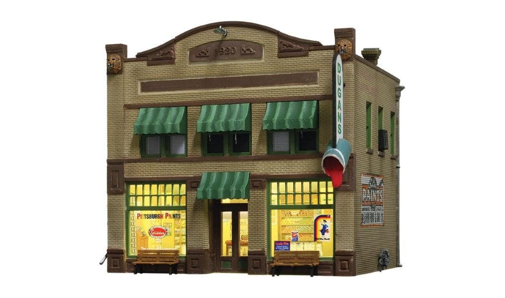 Woodland Scenics BR4943 N Scale Dugan's Paint Store Built-&-Ready for fpv drones