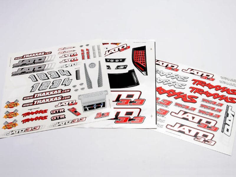 Traxxas 5513 Decal Sheet for Jato for fpv drones