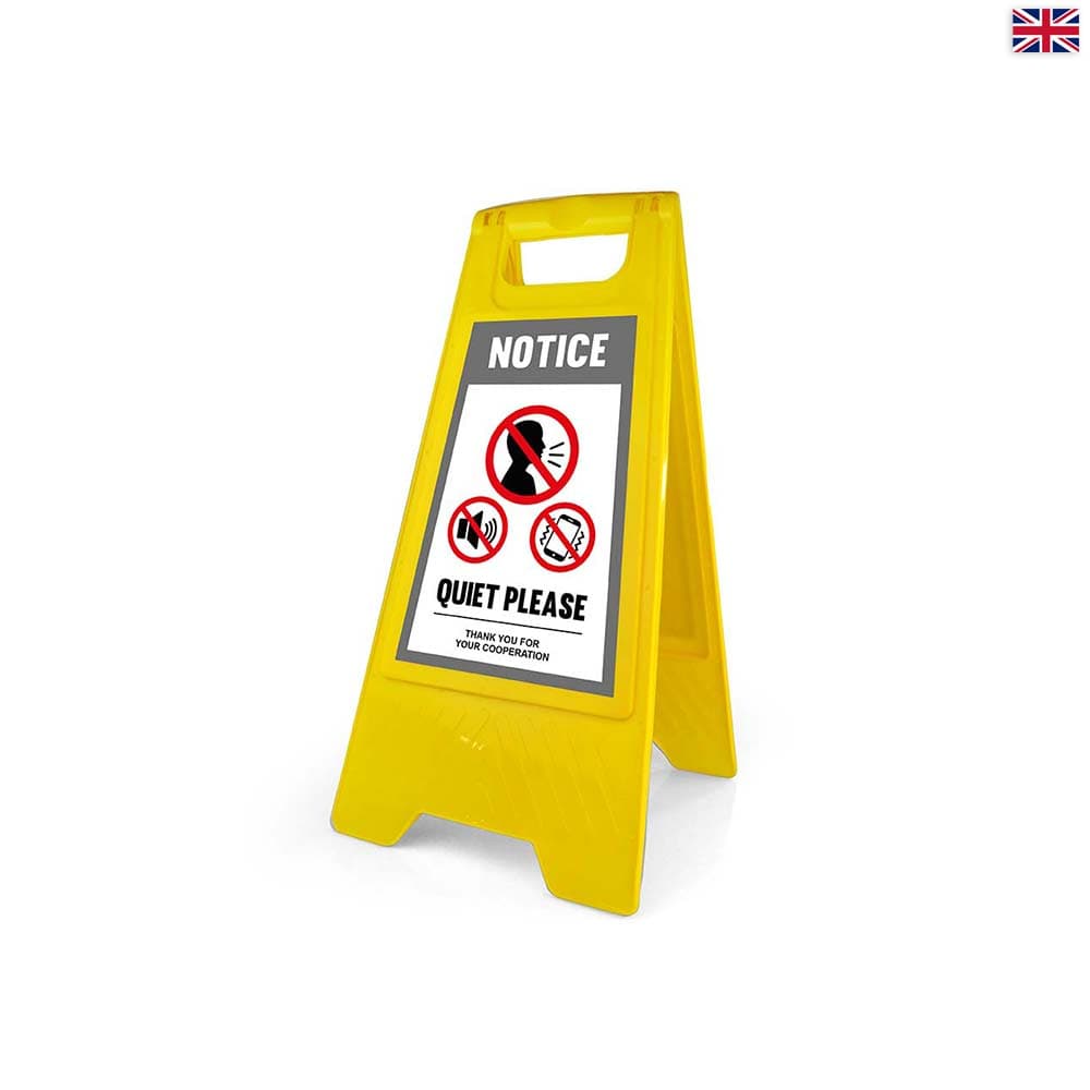 Warning Sign - Standard - Quiet Please - English for fpv drones