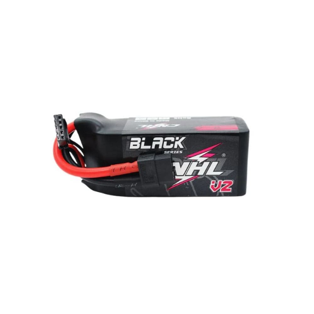 3 PACK - CNHL Black Series V2.0 1300mAh 14.8V 4S 130C Lipo Battery - XT60 for fpv drones 2