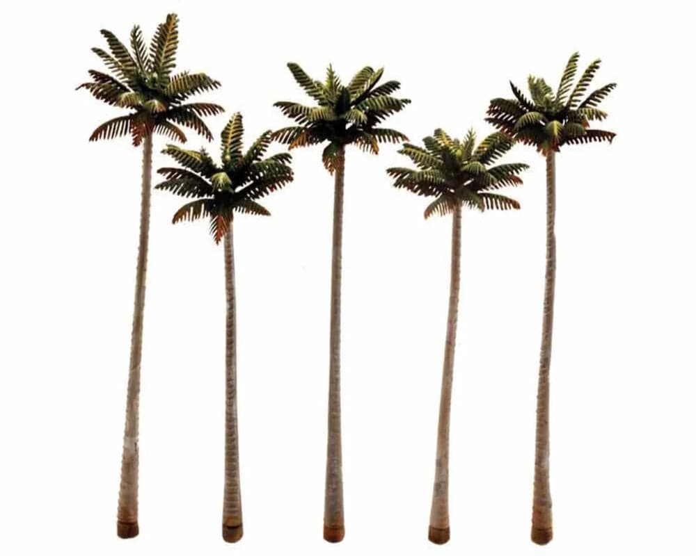 Woodland Scenics TR3598 4 3/4" - 5 1/4" Palm Trees (5) for fpv drones