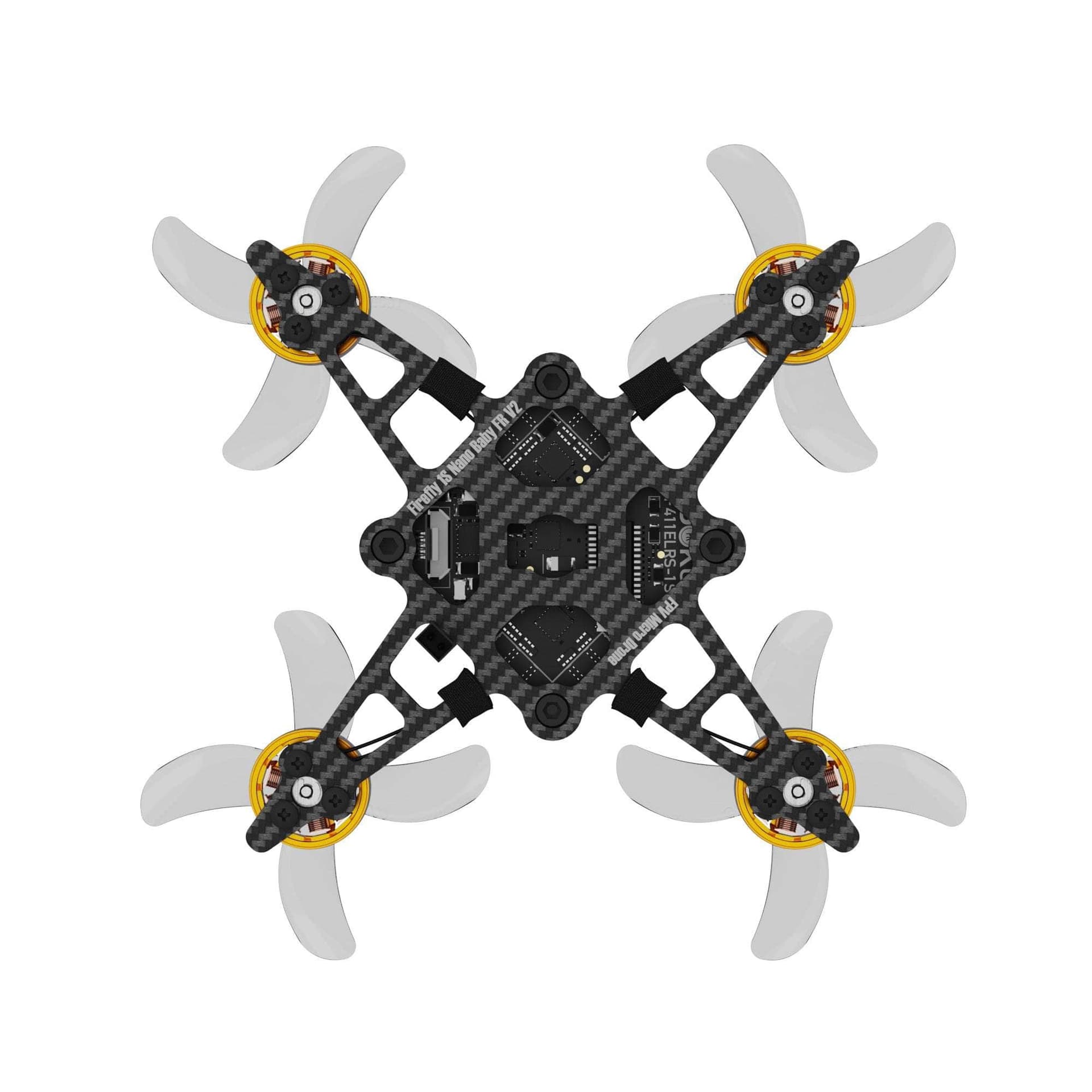 Flywoo BNF Firefly FR16 Nano Baby Analog V2.0 1.6" 1S Micro Quad - ELRS 2.4 GHz for fpv drones 3
