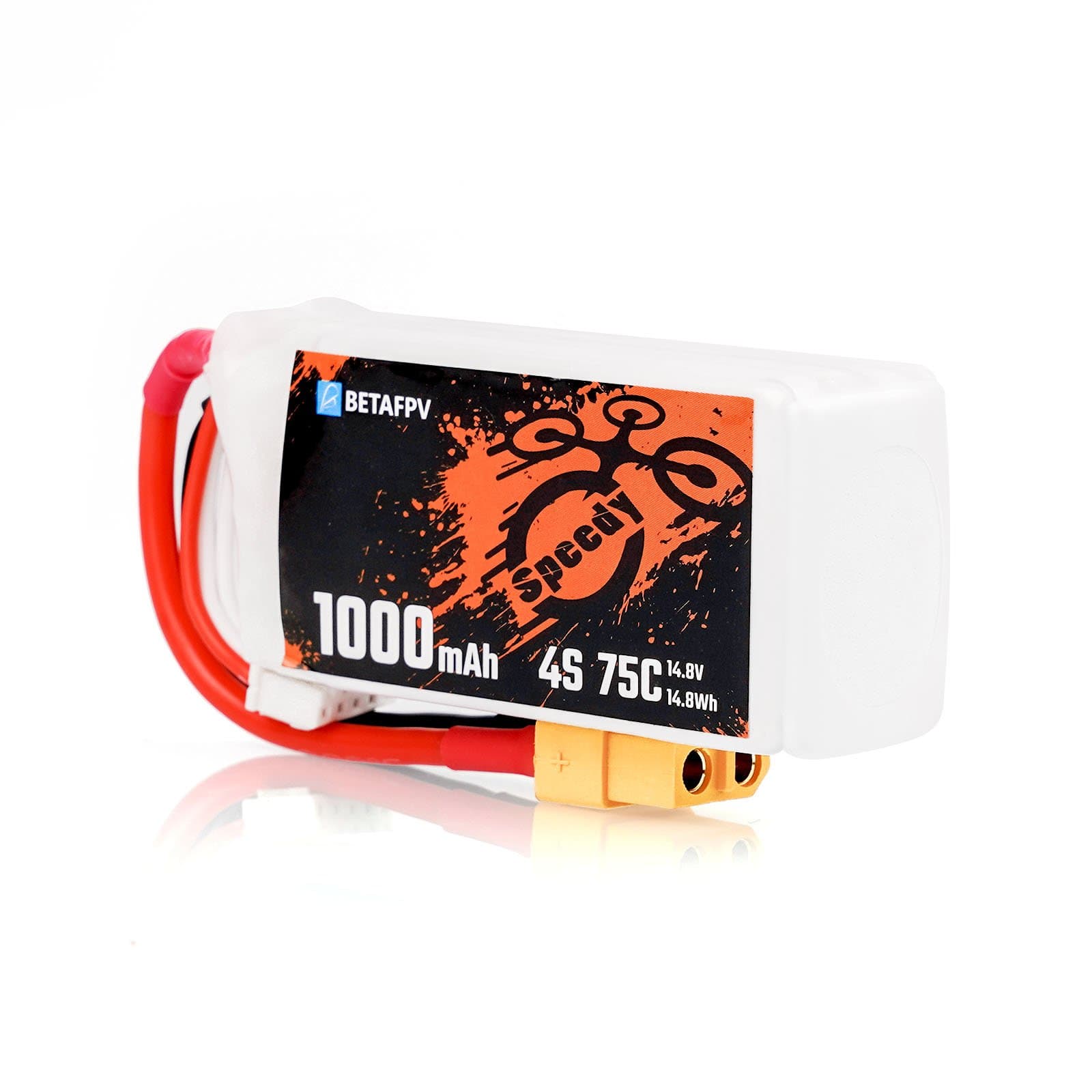 BetaFPV 1000mAh 4S 75C Lipo Battery (2pcs) for fpv drones 10