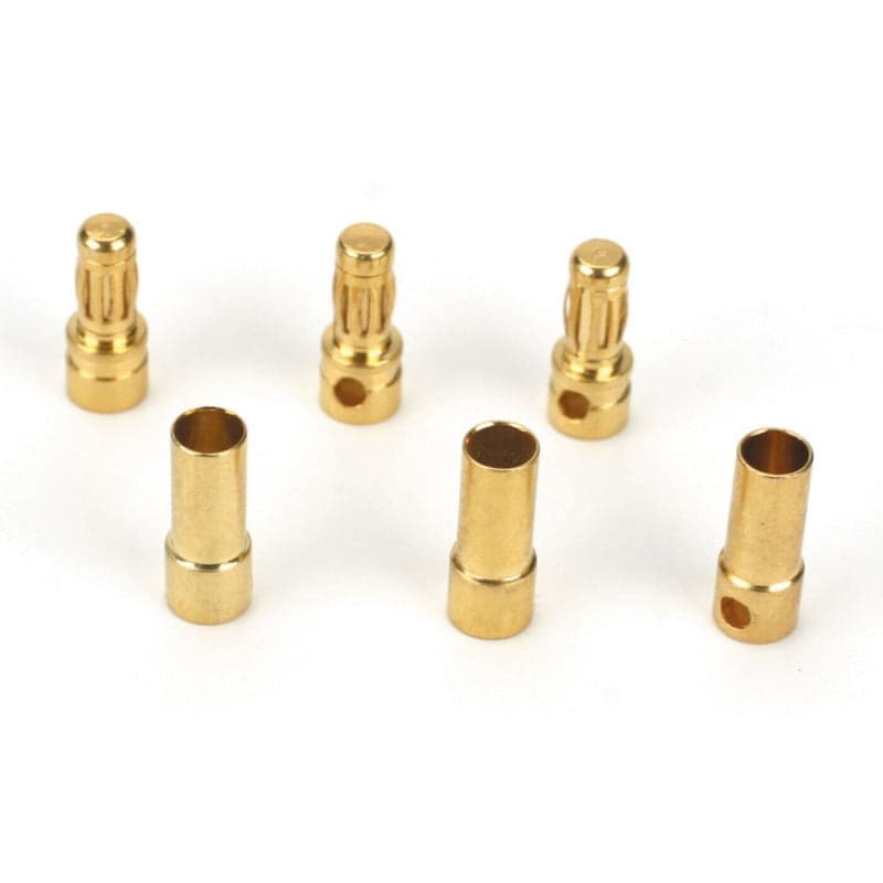 Dynamite DYNC0043 Gold Bullet Connector Set 3.5mm 3 for fpv drones