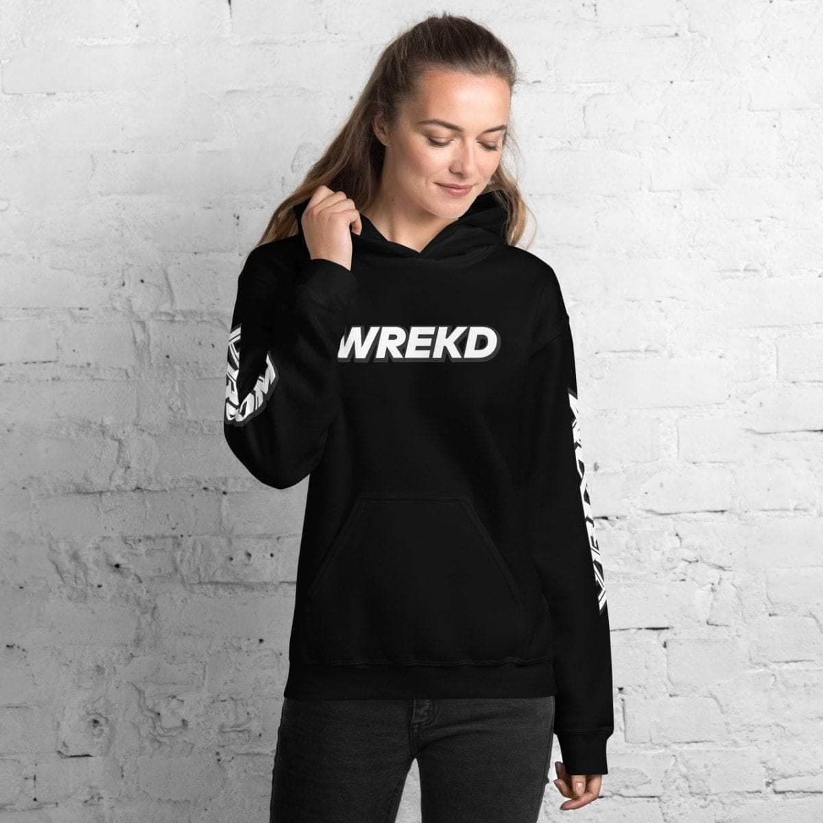 WREKD x VROOM Unisex Hoodie for fpv drones 2