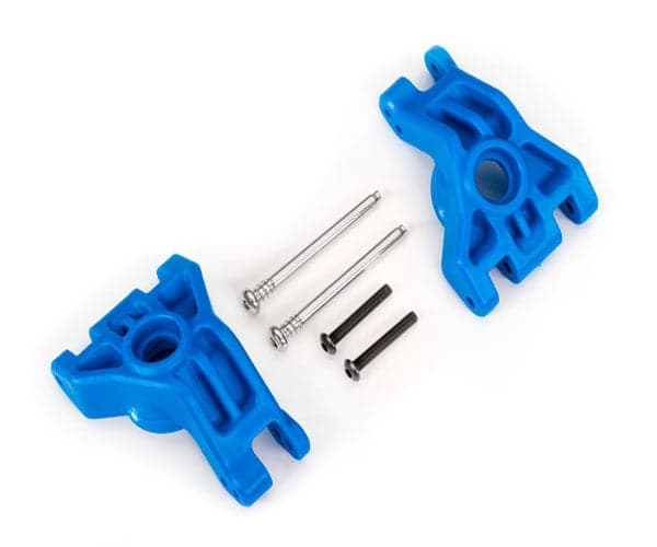 Traxxas 9050X Blue Heavy Duty L/R Rear Sub Axle Carriers 4x4 Hoss/Rustler/Slash for fpv drones