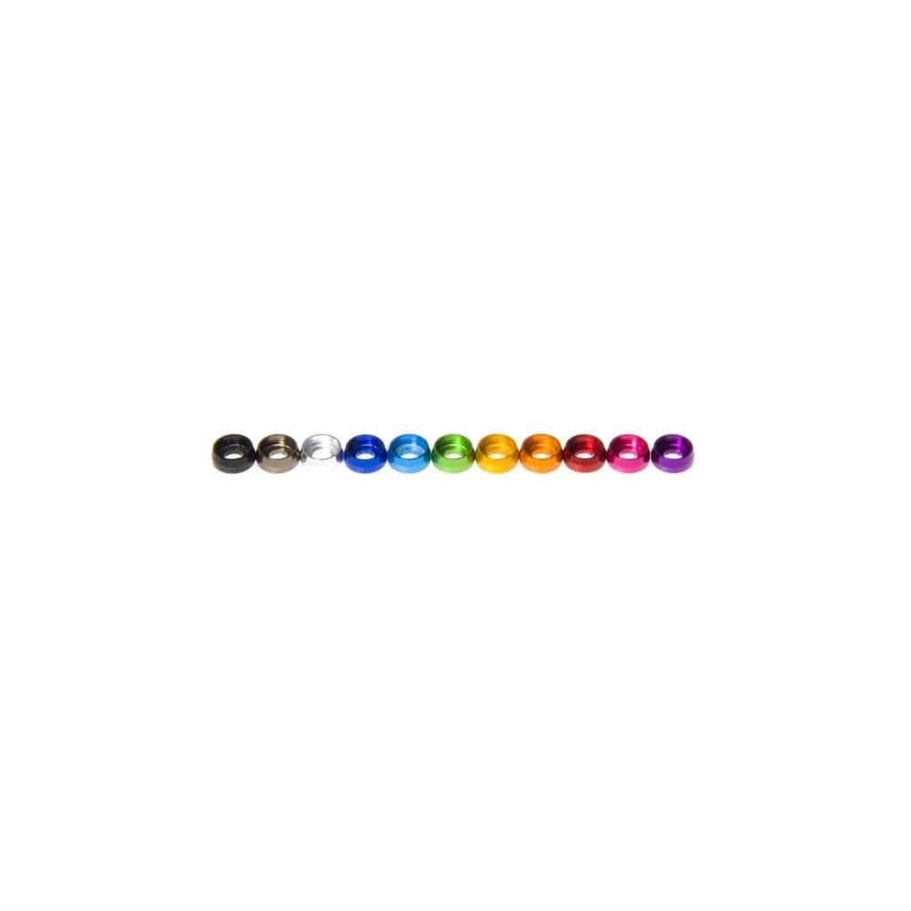M2 Buttonhead Stepped Anodized Washer (5 pcs) - Choose Color for fpv drones