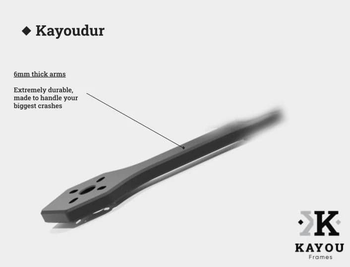 Kayou Frames Kayoudur 5 Inches Replacement Arm 6mm