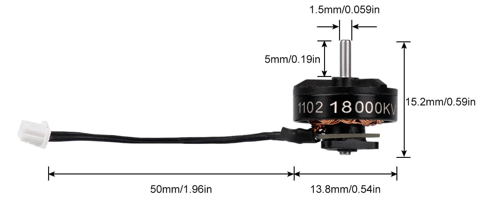 BetaFPV 1102 18000kV Brushless Motors (Pack of 4) for fpv drones 8