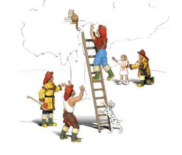 Woodland Scenics A1882 HO Scale Firemen to the Rescue for fpv drones