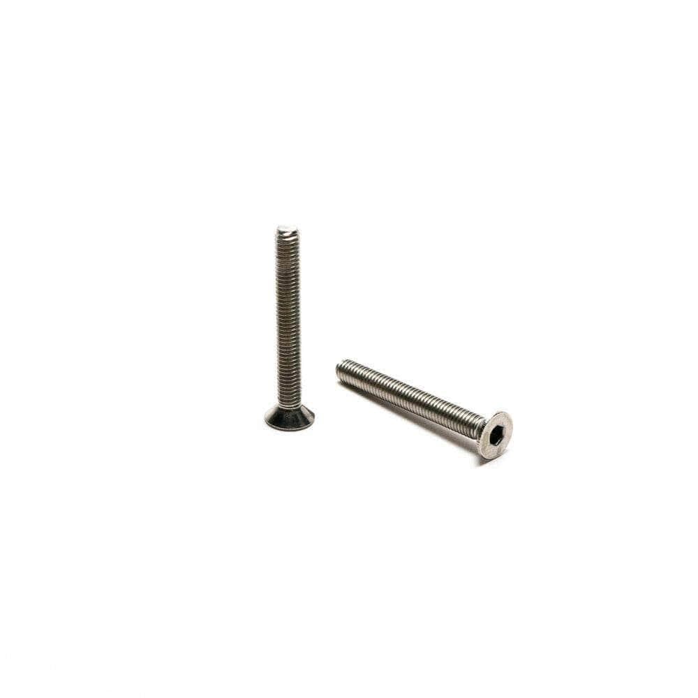 M3 Steel Bolt, Hex, Countersunk (5pc) - Black - Choose Size for fpv drones 65