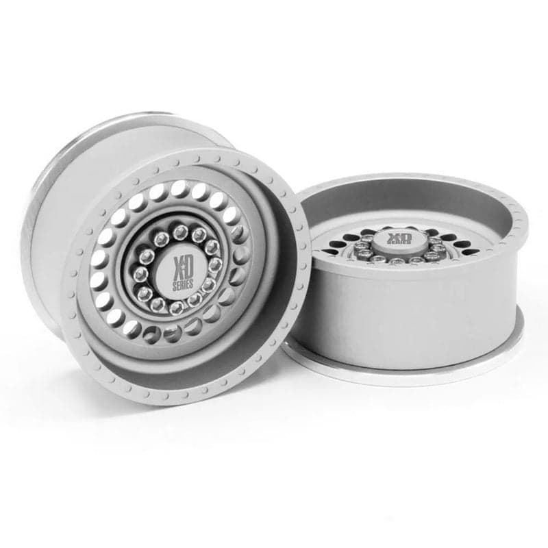 Vanquish IRC00311 KMC 1.9" XD136 Panzer Crawler Wheel (Silver) (2) for fpv drones