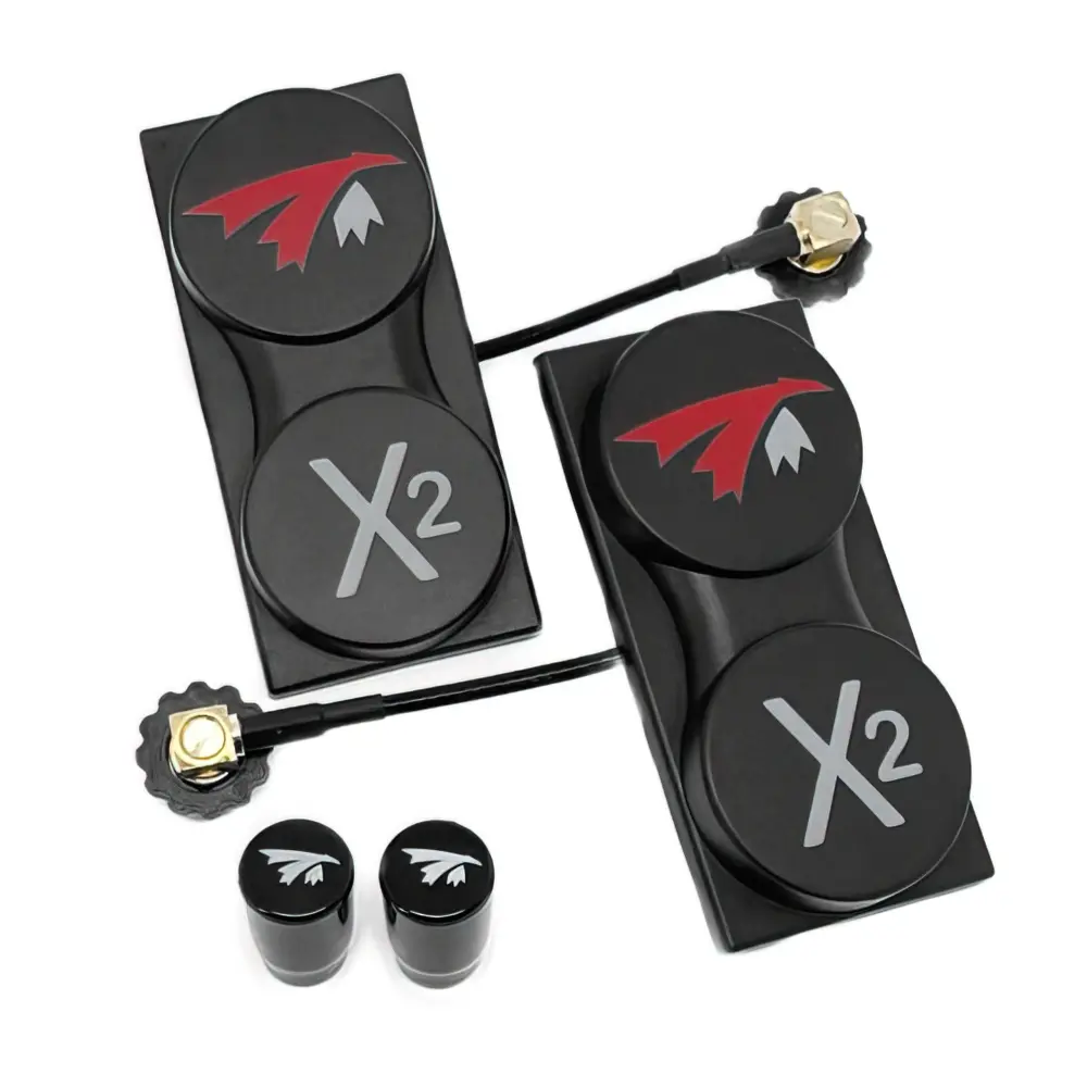 TrueRC X²-AIR 5.8GHz MK II Antenna Combo Kit w/ Singularity Antennas - LHCP - 4 - Black for fpv drones 1