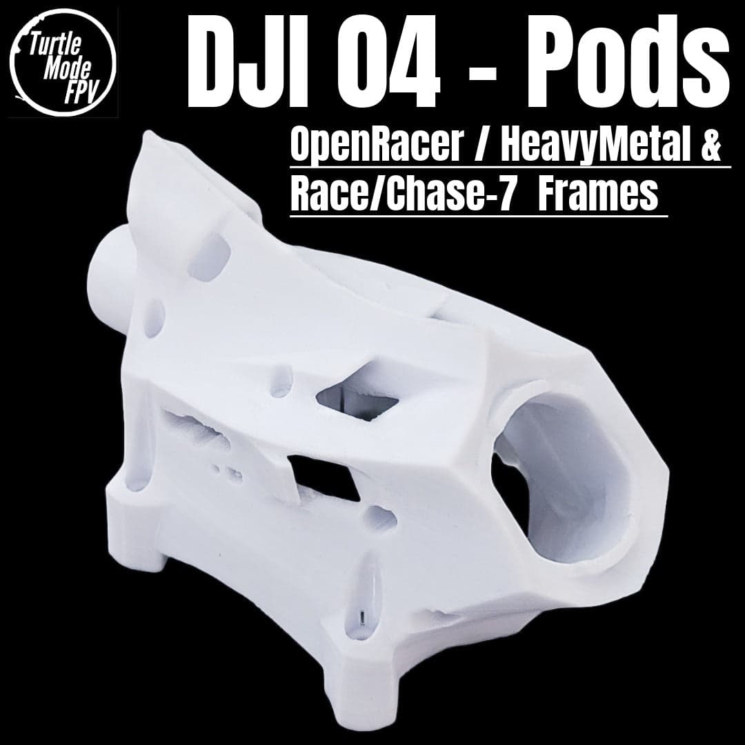 DJI 04 Pods For OpenRacer, HeavyMetal & Race/Chase-7 Frames - (Choose Options) for fpv drones 3