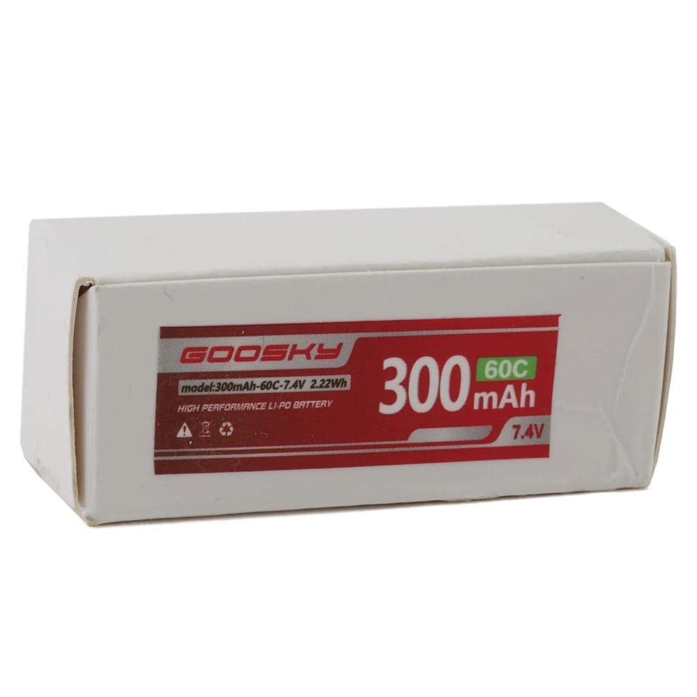 Goosky S1 7.4v 2S 300mAh 60C LiPo Battery -XHR for fpv drones 2