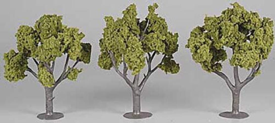 Woodland Scenics TR1509 N/HO Assembled Tree Light Green 5" Train Scenery for fpv drones