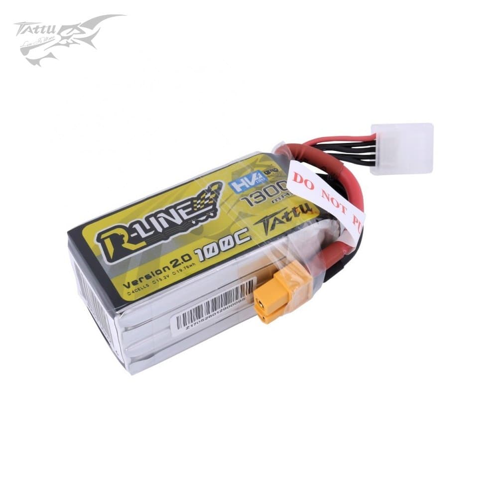 Tattu R-Line 1300mAh 15.2V 100C 4S High Voltage LiPo Accu for fpv drones 2