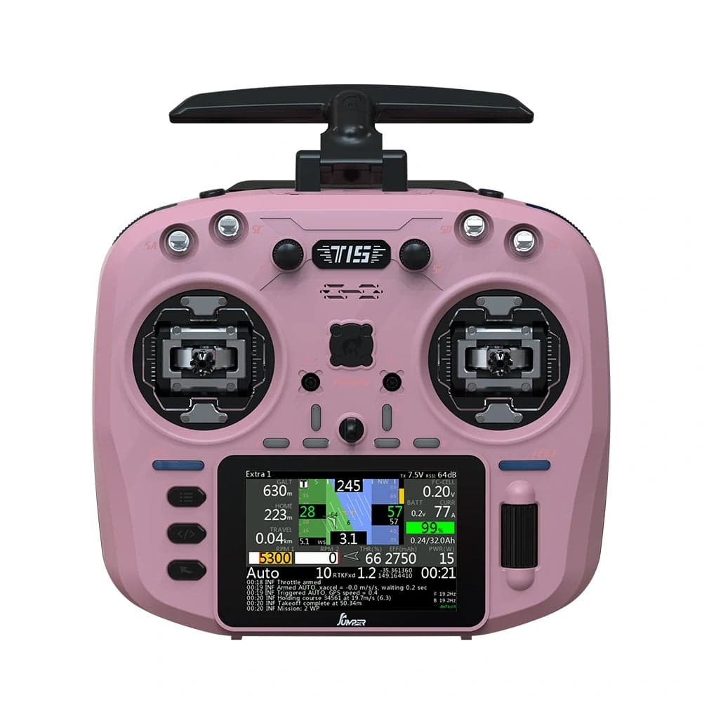Jumper T15 ELRS 1W 2.4GHz VS-M HALL Sensor Gimbals 3.5" HD Touch Color Screen EdgeTX RC Transmitter - Choose Color for fpv drones 5
