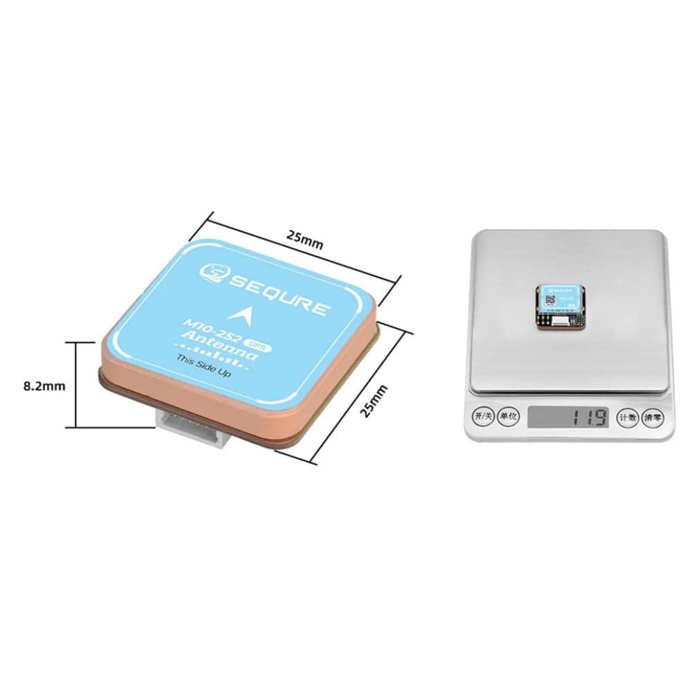 Sequre M10-252 GPS Module Small Size Fast Positioning BF INAV Ardupilot Fixed-wing Drone for fpv drones 2