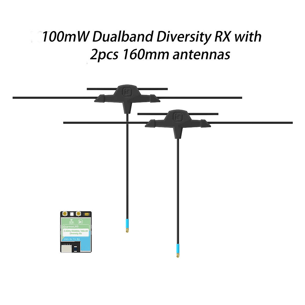 iFlight ExpressLRS ELRS Dual Band Receiver 100mW 500mW for fpv drones 5