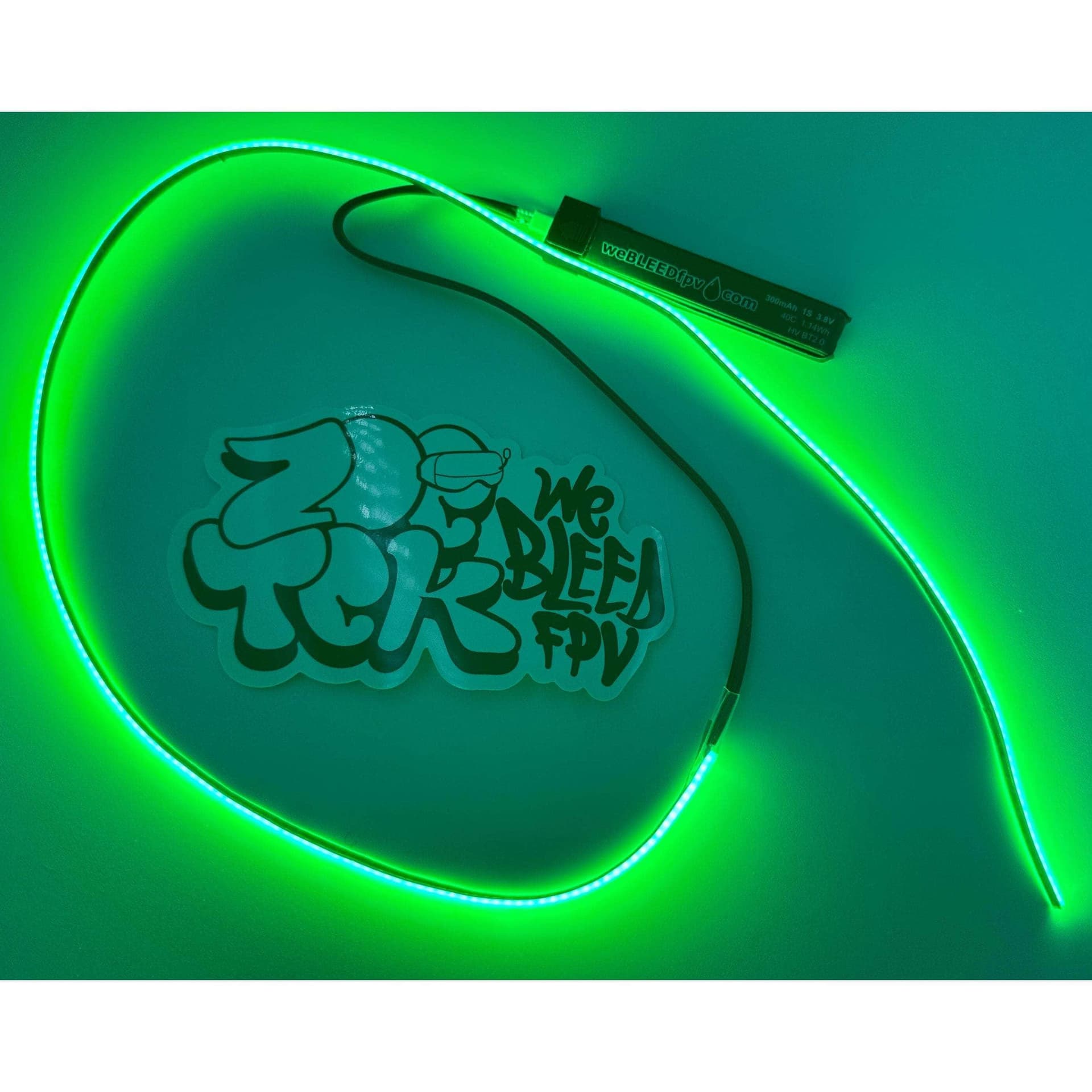 2.7MM WIDE - 5V COB LED WHOOP Light STRIP .5m / 1.65' / 19.6" Length for fpv drones 3